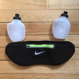 NIKE RUNNING BELT PACK WITH WATER BOTTLES